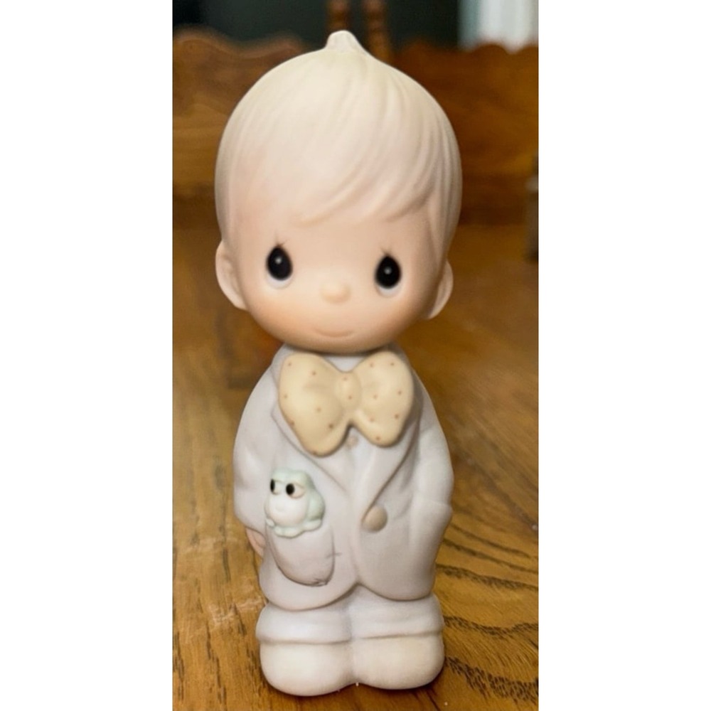 Precious Moments "Best Man" Figurine 1983 # E-2836 Jonathon and David